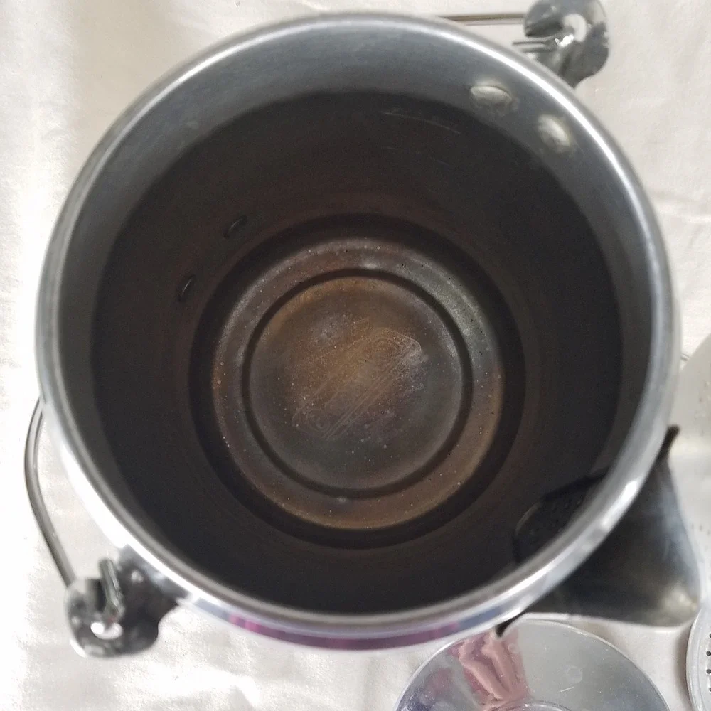 Coleman Coffee Percolator 9-Cup Silver Aluminum Camping  810-709T